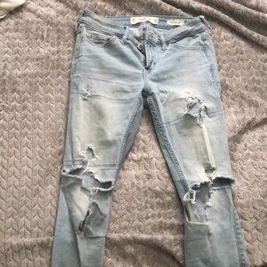 hollister dipped jeans